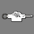 Key Clip W/ Key Ring & Bumble Bee (Mascot) Key Tag